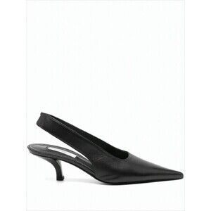 Totême Black Slingback Pumps With Pointed Toe - NWT